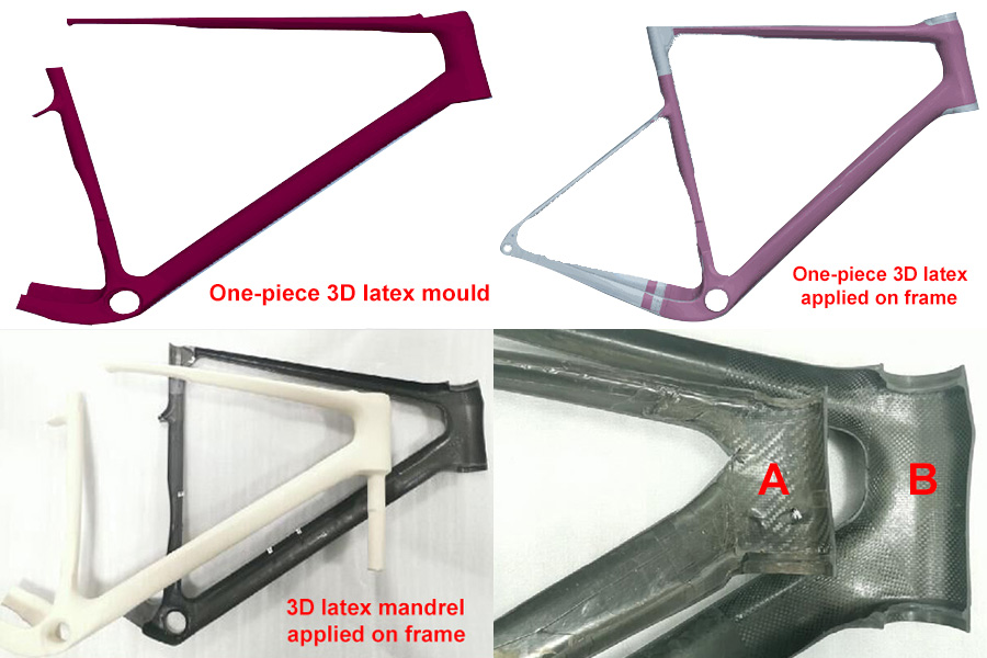 Tecnologia Latex 3D Mandrel su telaio in carbonio gravel