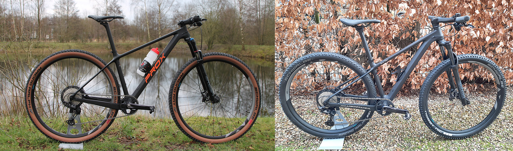 bici complete costruite con telaio in carbonio hardtail PXM909