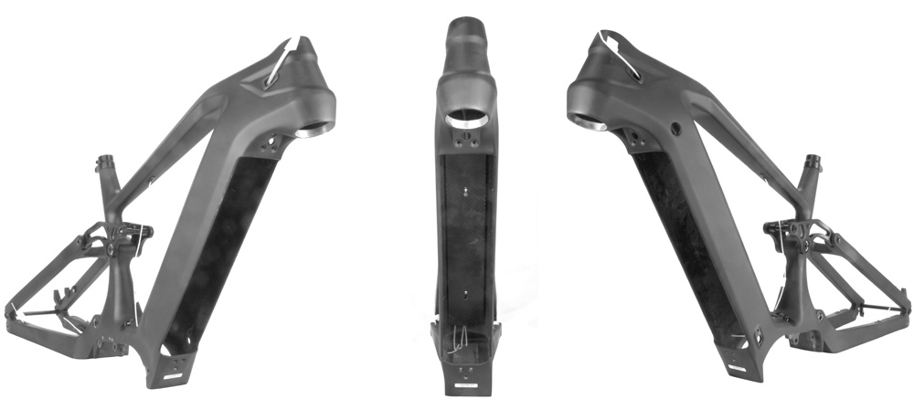 Telaio in carbonio per bici elettrica Bafang M620 a sospensione completa PXE28