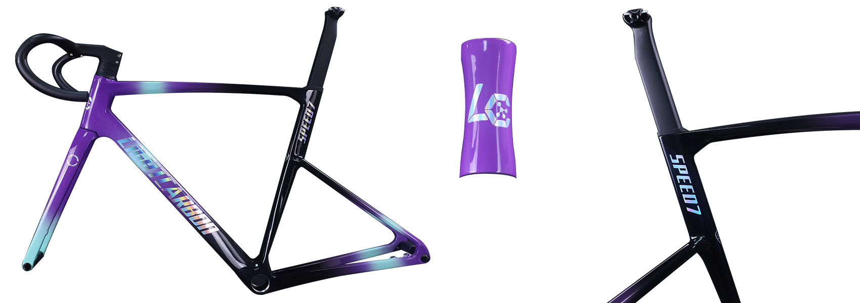 customized color painting carbon bike frame