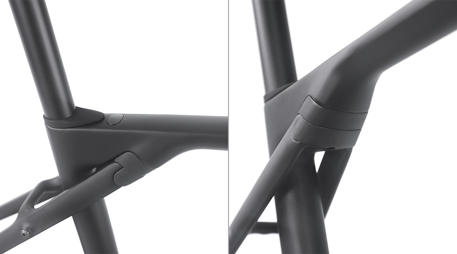 Micro-suspension System in ProX Gravel Frame