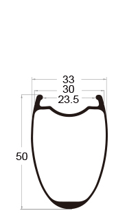 wide bicycle road rim 50mm depth