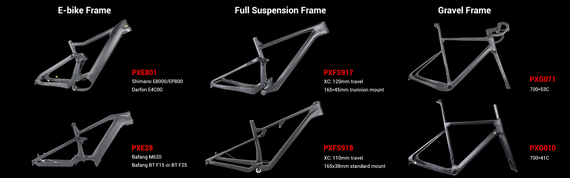 ProX Carbon Bike Frames