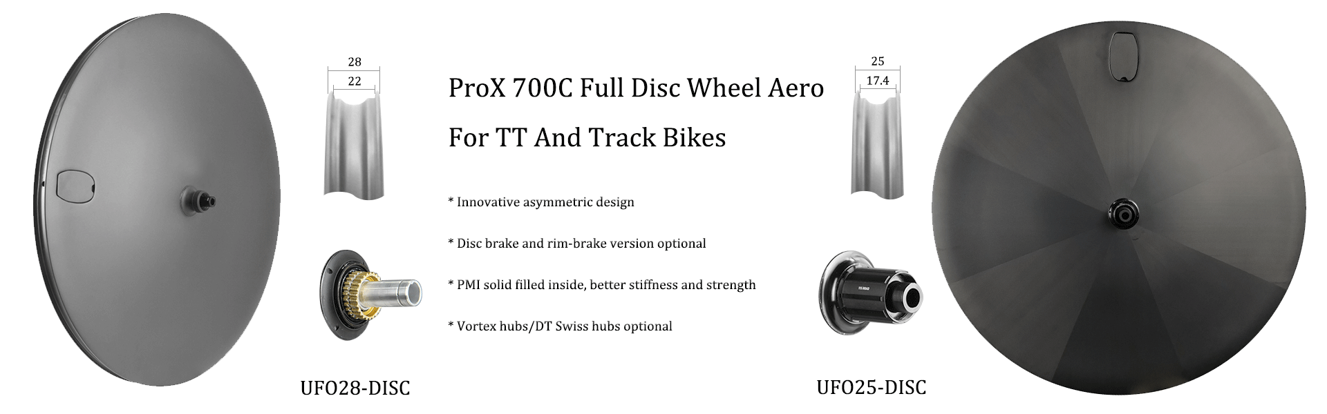 ProX Super Aero Full Disc Caroon Wheel