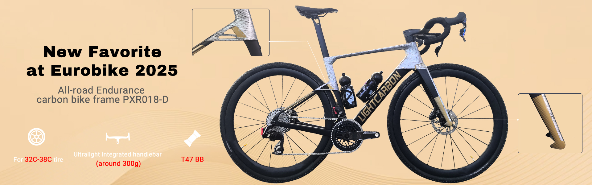 ALL ROAD carbon Aero ENDURANCE PXR018-D frame